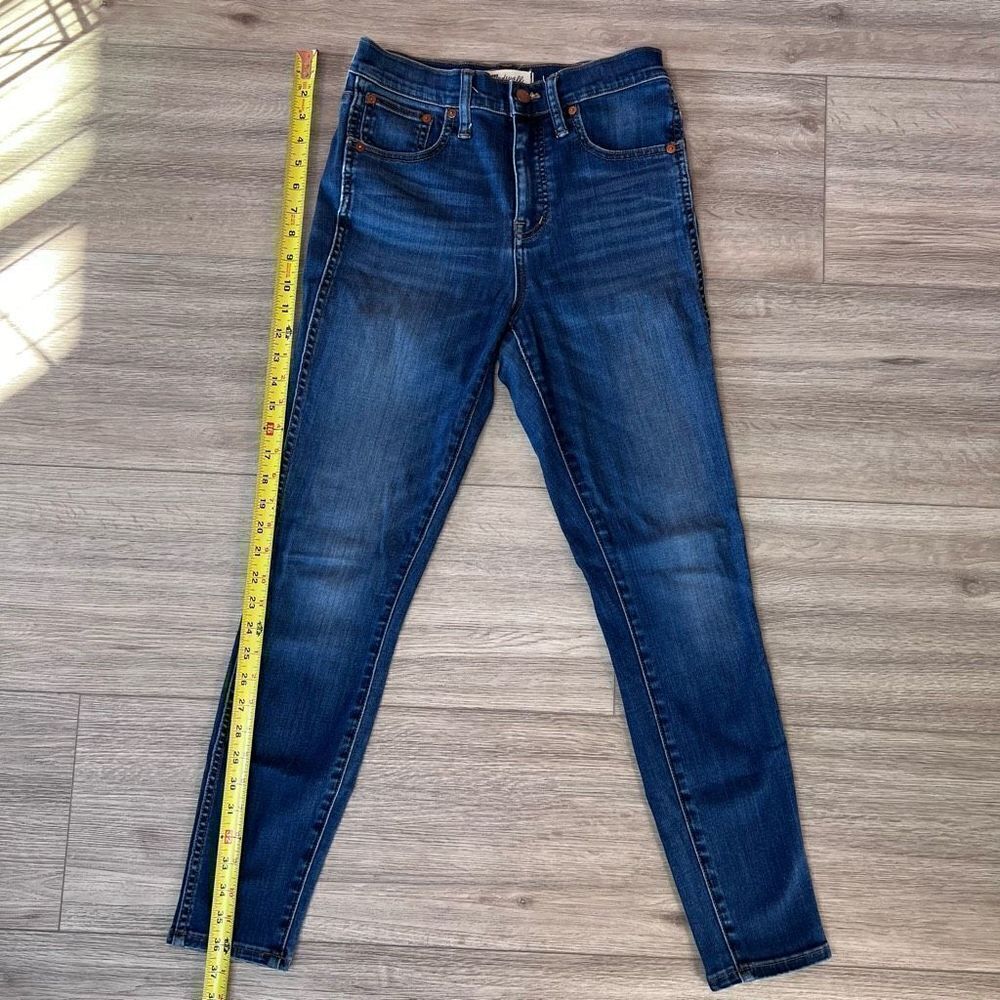 Madewell Women's Blue Five Pocket Style 10" High‎ Rise Skinny Jeans Size 26